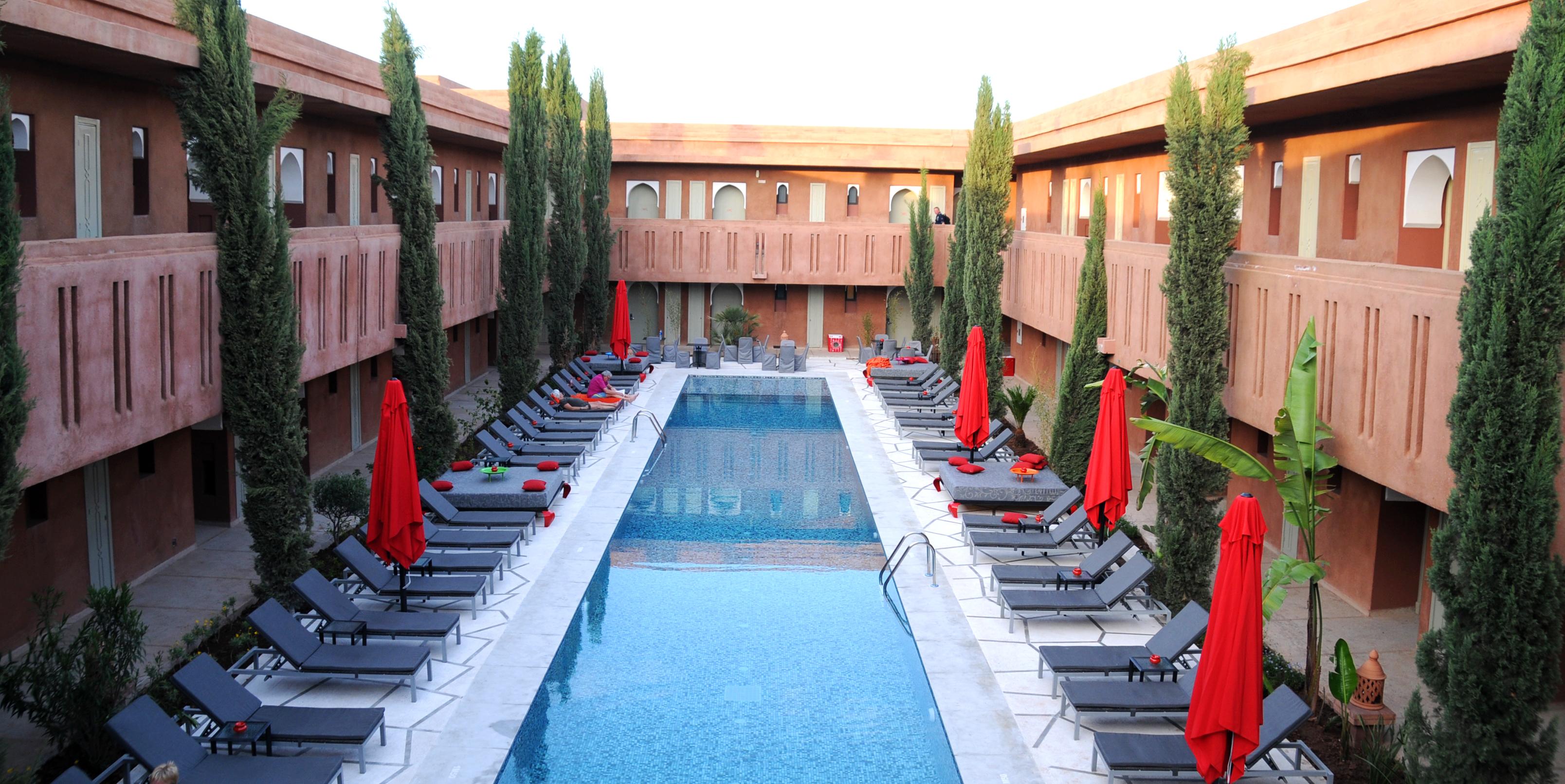 فندق كنزي كلوب أكدال المدينة - الشامل كلياً Lahebichate المظهر الخارجي الصورة The swimming pool at the hotel