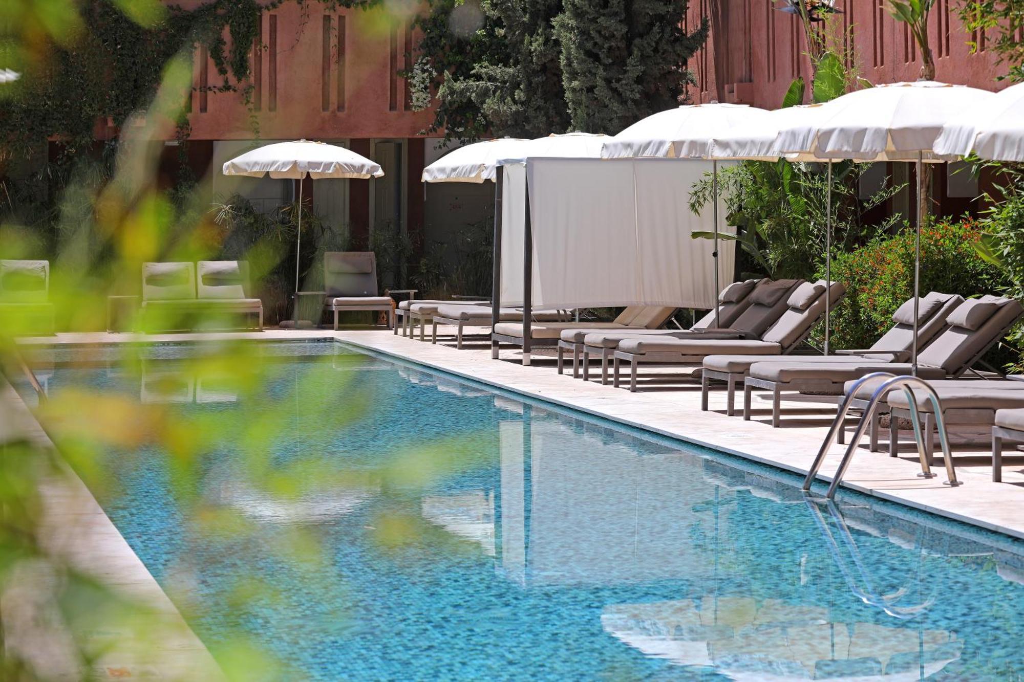 فندق كنزي كلوب أكدال المدينة - الشامل كلياً Lahebichate المظهر الخارجي الصورة The swimming pool at the hotel