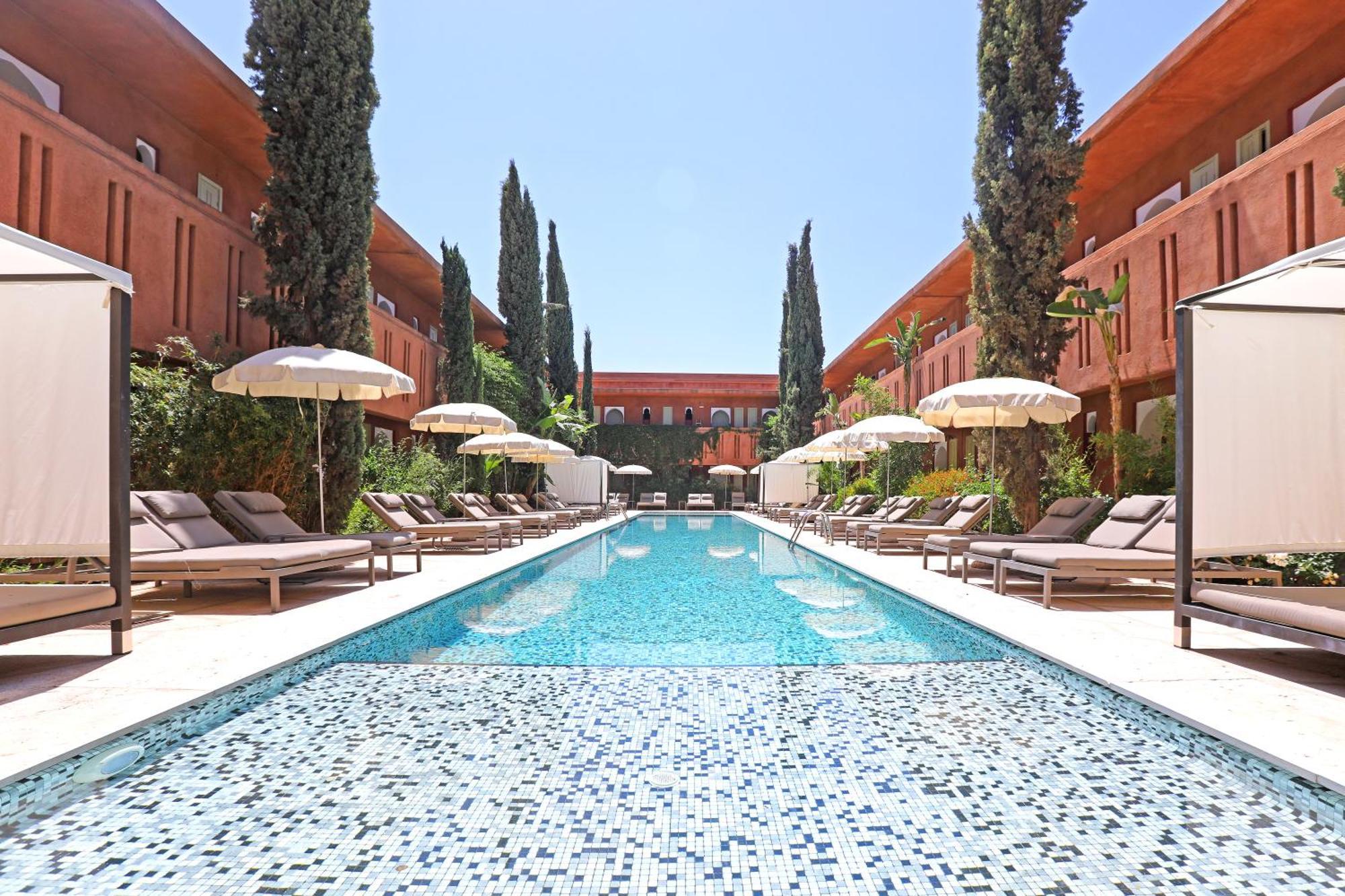فندق كنزي كلوب أكدال المدينة - الشامل كلياً Lahebichate المظهر الخارجي الصورة The swimming pool at the hotel